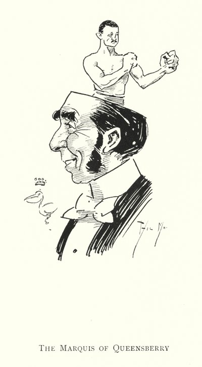 Markisen av Queensberry (litho) av Phil May