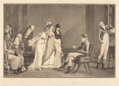 Apelsinen, eller Paris moderna dom av Philibert-Louis Debucourt