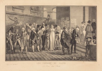 Morgonloppen, eller en rik mans dörr av Philibert-Louis Debucourt