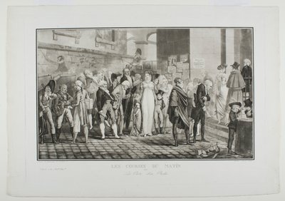 Morgonärenden, eller den rike mannens dörr av Philibert-Louis Debucourt