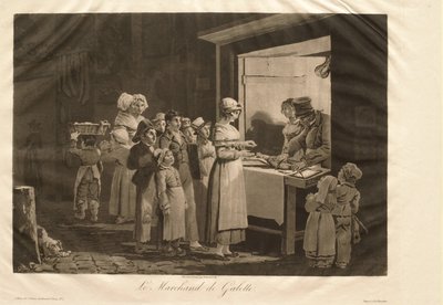 Pannkaksförsäljaren av Philibert-Louis Debucourt