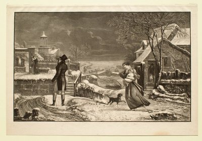 Vinter, eller Maken av Philibert-Louis Debucourt
