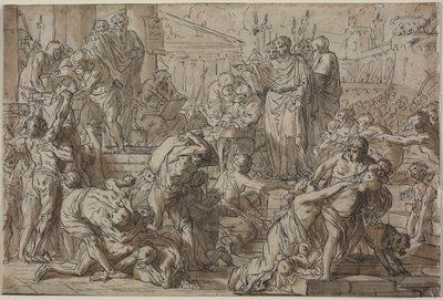 Romerskt ämne, 1700-tal. av Philibert Benoît Delarue
