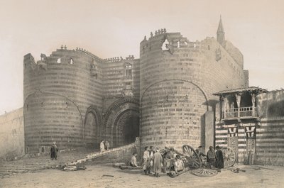 Porten till Saladins citadell av Philibert Joseph Girault de Prangey