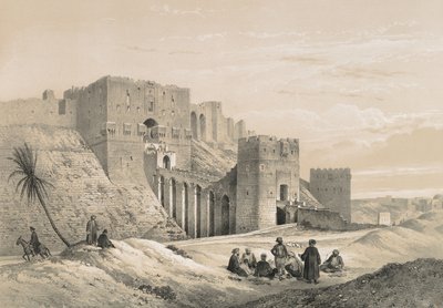 Citadellet i Aleppo av Philibert Joseph Girault de Prangey