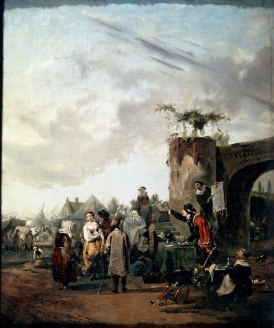 En charlatan, tidigt 1780-tal. av Philibert Louis Debucourt
