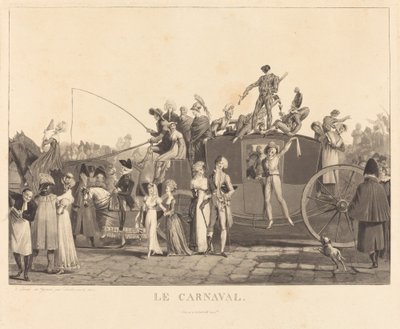 Karnevalen av Philibert Louis Debucourt