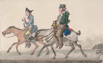 Vägen till Poissy, 1816. av Philibert Louis Debucourt