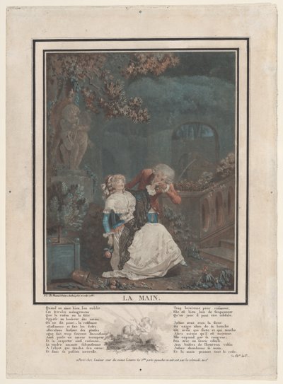 Handen, 1788. av Philibert Louis Debucourt