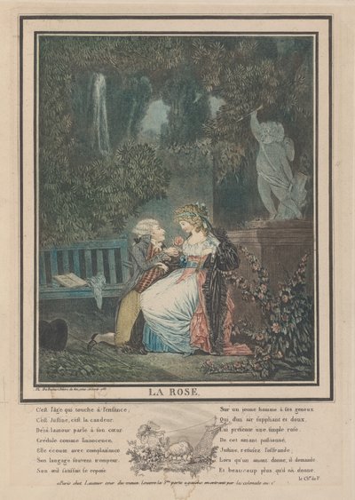 Rosen, 1788. av Philibert Louis Debucourt