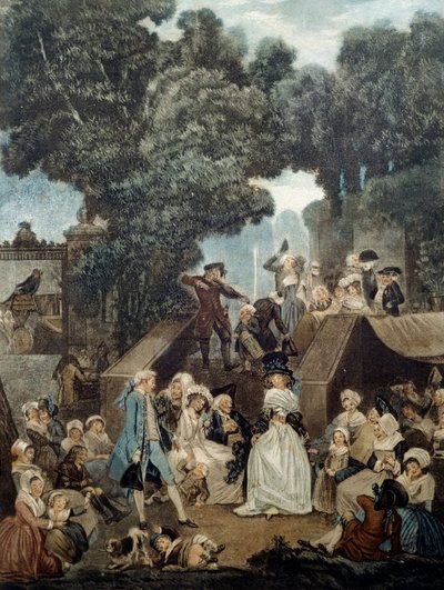Bröllop på slottet av Philibert Louis Debucourt