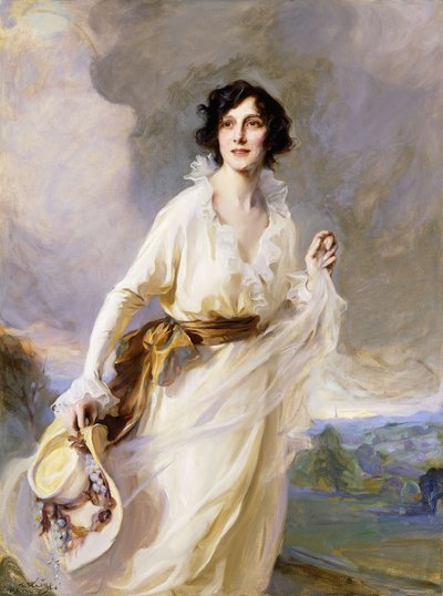 Porträtt av Lady Crosfield av Philip Alexius de Laszlo