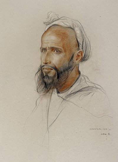 Porträtt av en arab av Philip Alexius de Laszlo