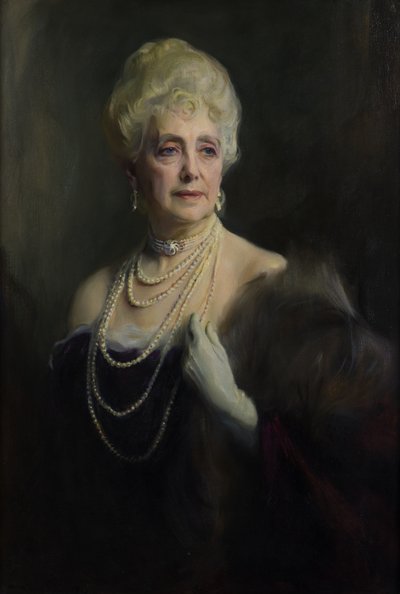Den rätta ärade Mabell Ogilvy Dowager grevinnan av Airlie (1866-1956) av Philip Alexius de Laszlo