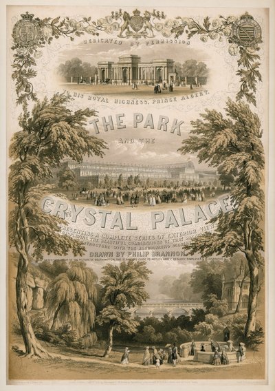 Parken och Crystal Palace av Philip Brannon