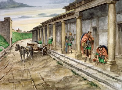 Housesteads romerska fortet, 2:a århundradet, c1990-2010 av Philip Corke
