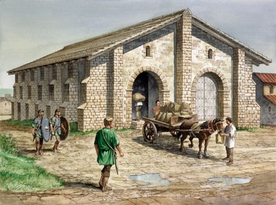 Housesteads romerska fortet, 2:a århundradet, c1990-2010 av Philip Corke