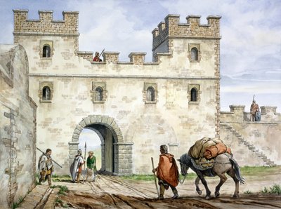 Housesteads Roman Fort, 300-talet, c1990-2010 av Philip Corke