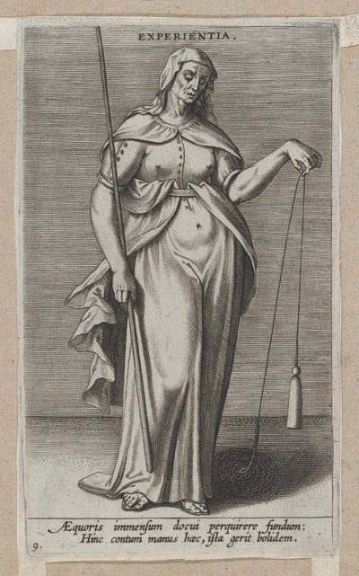 Erfarenhet, från Prosopographia, ca. 1585-90., ca. 1585-90. av Philip Galle