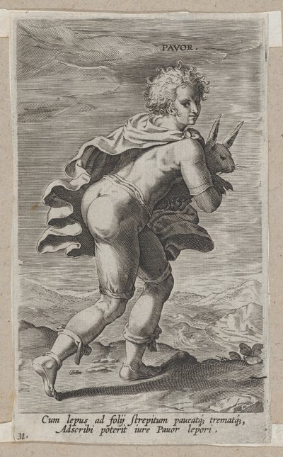 Pavor, från Prosopographia, ca. 1585-90., ca. 1585-90. av Philip Galle