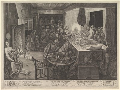 Jungfruns död, 1574. av Philip Galle