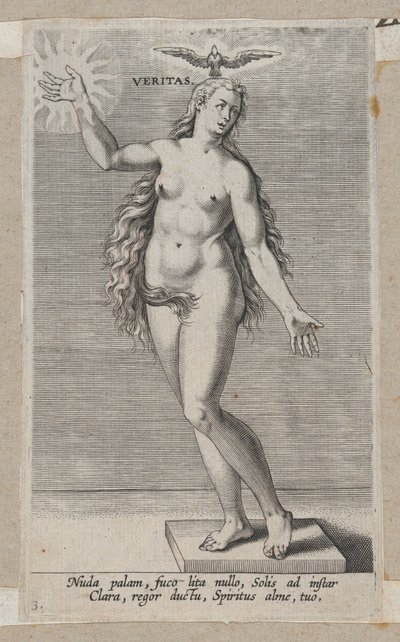 Sanning, från Prosopographia, ca. 1585-90, ca. 1585-90. av Philip Galle