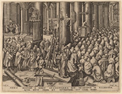 Tro av Philip Galle after Pieter Bruegel the Elder