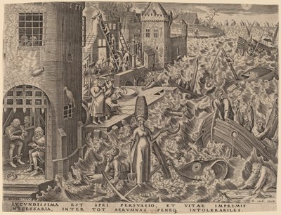Hoppas av Philip Galle after Pieter Bruegel the Elder