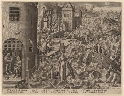 Hoppas av Philip Galle after Pieter Bruegel the Elder