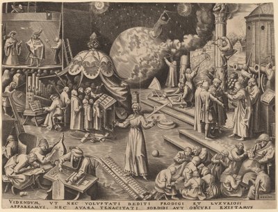 Måttlighet av Philip Galle after Pieter Bruegel the Elder
