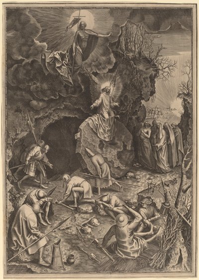 Återupplivandet av Philip Galle after Pieter Bruegel the Elder