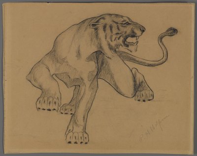 Tiger (berättelse med penna på papper) av Philip H. Wolfrom