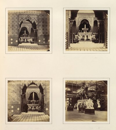[Alhambra and Court of Lions, View in South Transept], ca. 1859. av Philip Henry Delamotte.
