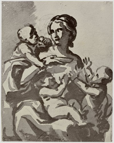 Elisabetta Sirani, välgörenhet av Philip Henry Delamotte