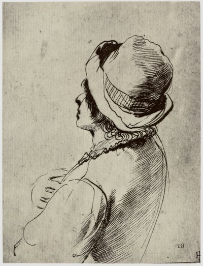 Guercino, älskaren av Philip Henry Delamotte