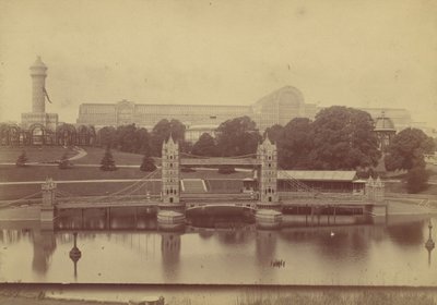Framsteg för Crystal Palace i Sydenham, 1854. av Philip Henry Delamotte