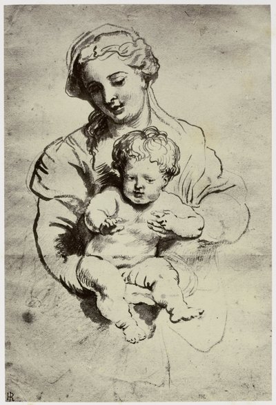 Rubens, hans fru och barn av Philip Henry Delamotte