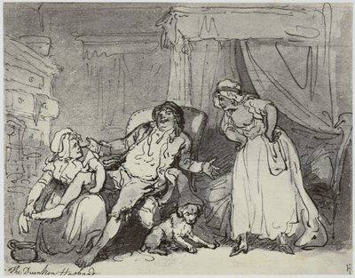 Thomas Rowlandson, den berusade mannen av Philip Henry Delamotte
