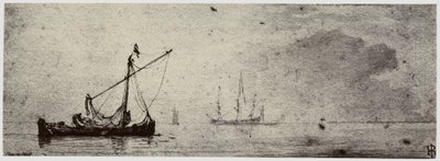 Van der Velde, en pråm av Philip Henry Delamotte