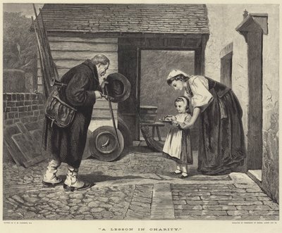 En lektion i välgörenhet av Philip Hermogenes Calderon