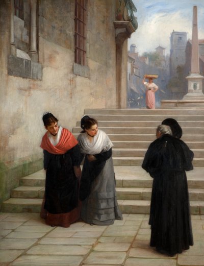 Hans vördnad, 1876 av Philip Hermogenes Calderon