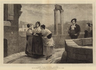 Les Coquettes, Arles av Philip Hermogenes Calderon