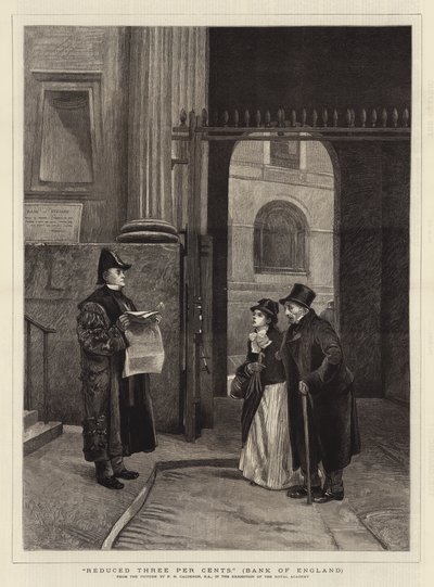 Tre procent sänkt, Bank of England av Philip Hermogenes Calderon