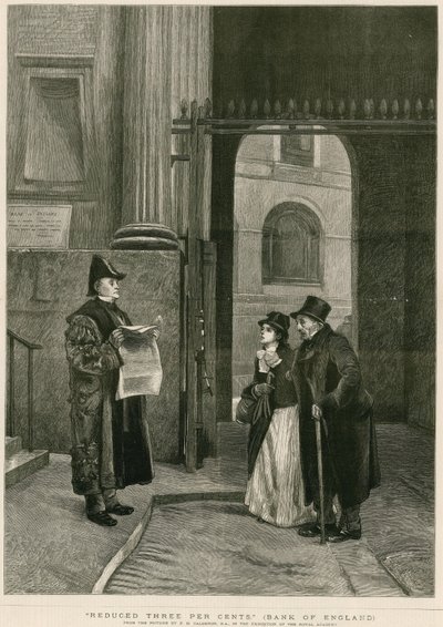Minskad tre procent, Bank of England av Philip Hermogenes Calderon