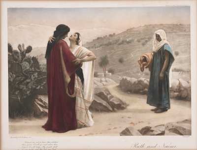 Rut och Naomi av Philip Hermogenes Calderon