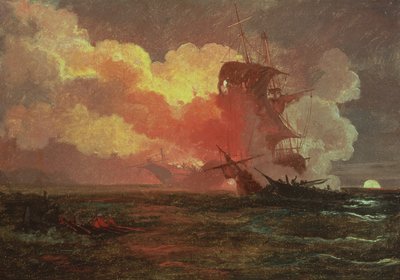 Ett sjöförband av Philip James de Loutherbourg