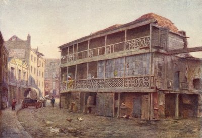 Last of Kings Head Inn, Southwark, 1884 av Philip Norman