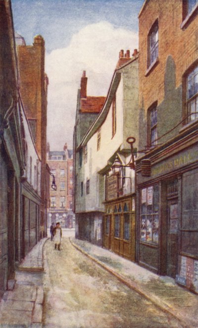 Leather Lane, blickar söderut mot Holborn, 1897 av Philip Norman