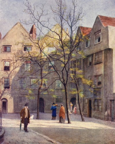 Del av Barnards Inn, Holborn, 1886 av Philip Norman