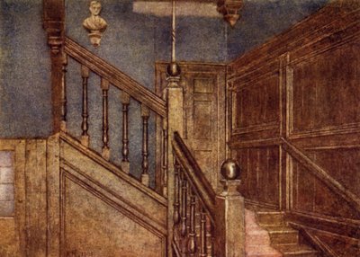 Trappa till Sandford Manor House, 1898 av Philip Norman